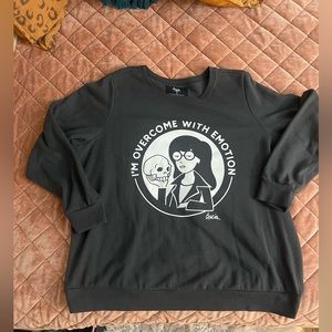 Daria Crew Sweatshirt Grey Torrid 2XL